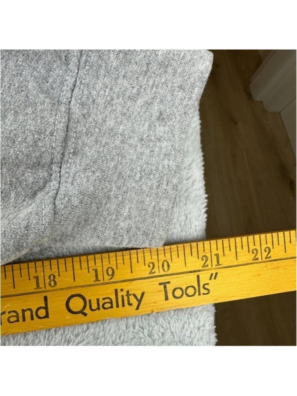 Nike Men's Medium Blue Grey Sweatshirt Crewneck Fleece Lined - Picture 10 of 13